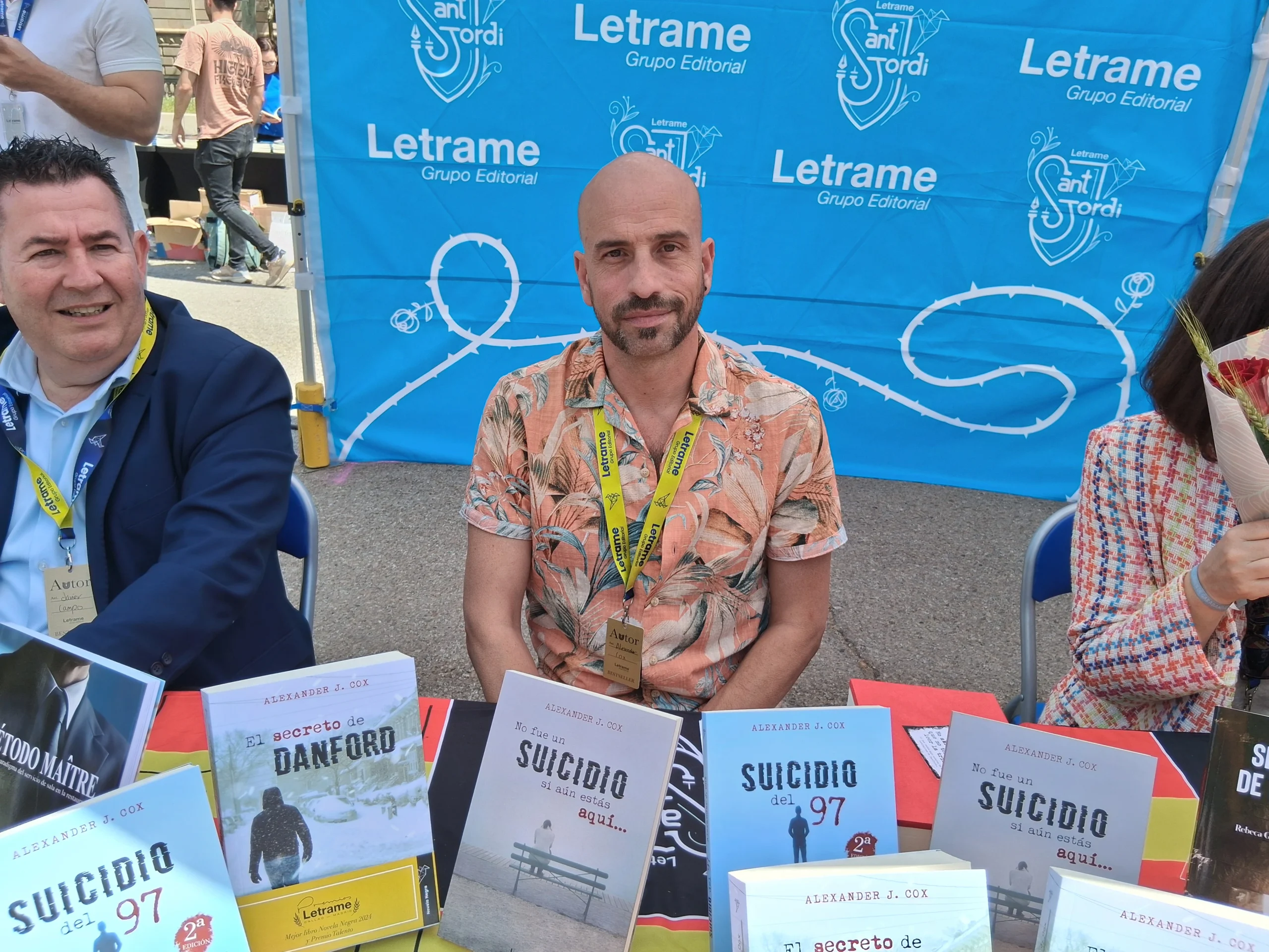 Alexander J. Cox firma El secreto de Danford en Sant Jordi 2025