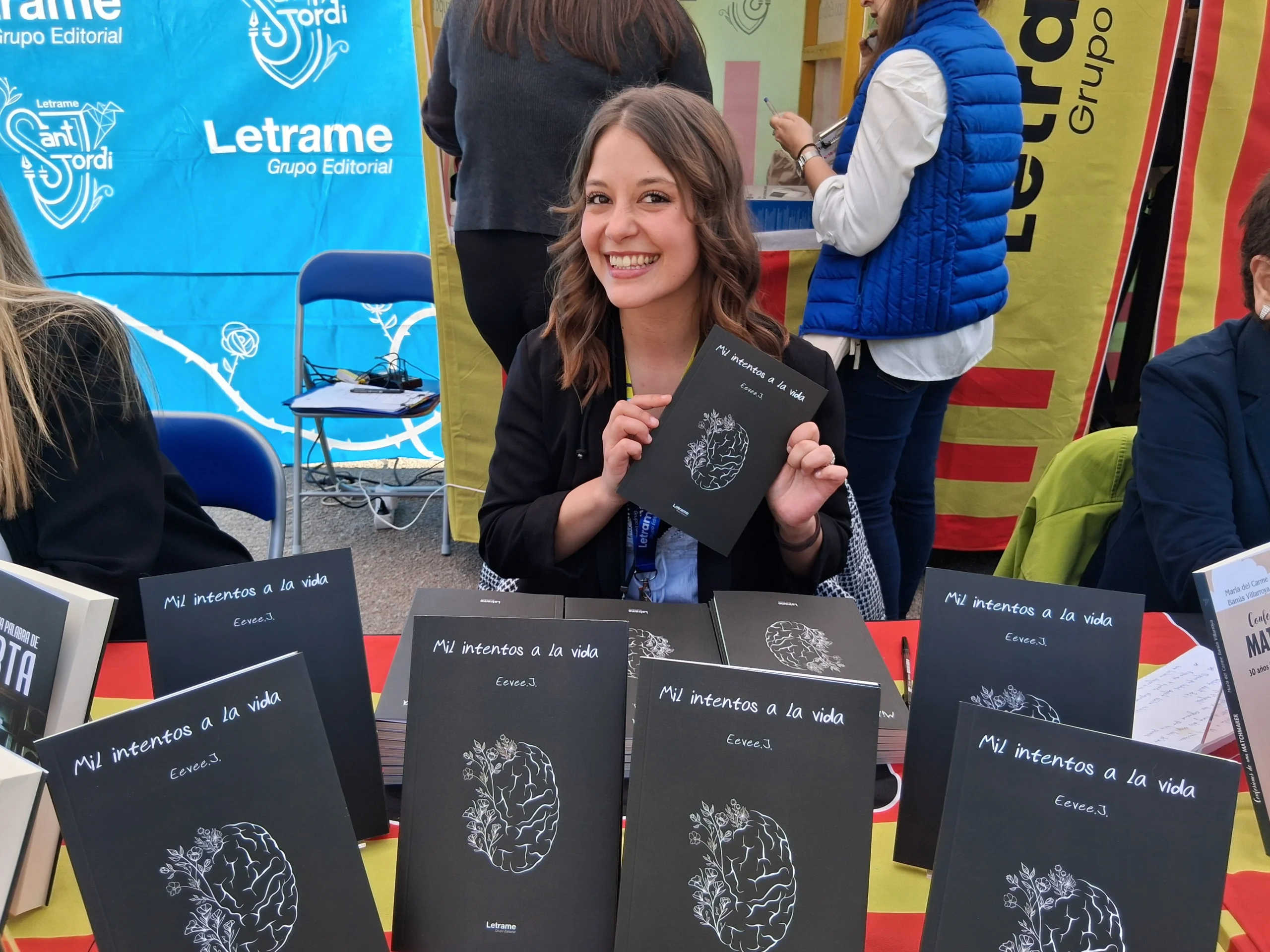 Eevee.J. presenta "Mil intentos a la vida" en Sant Jordi 2025 con Editorial Letrame