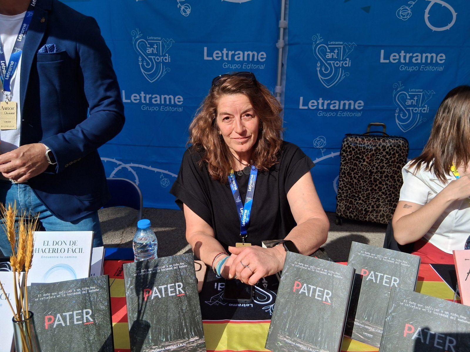 MARINA MINGUELA RUIZ PRESENTÓ PATER EN SANT JORDI 2025 DE LA MANO DE EDITORIAL LETRAME