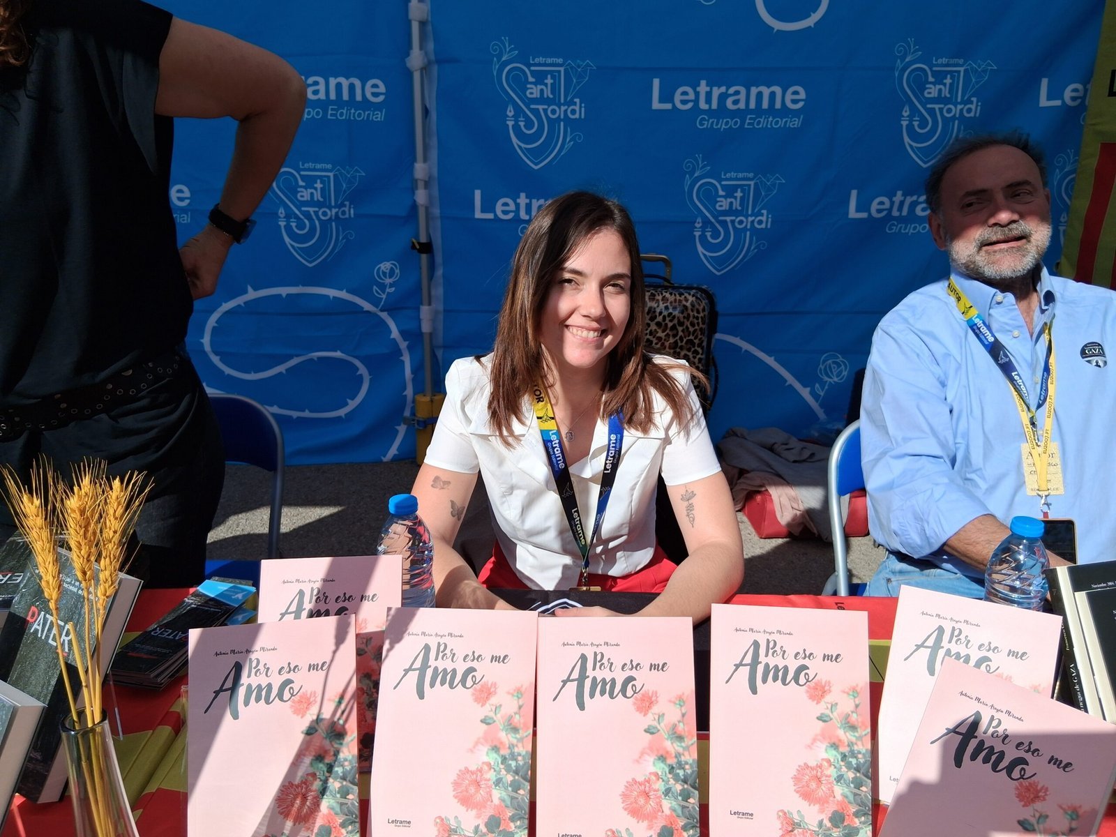 Antonia María Aragón Miranda presentó Por eso me amo en Sant Jordi 2025 con Editorial Letrame