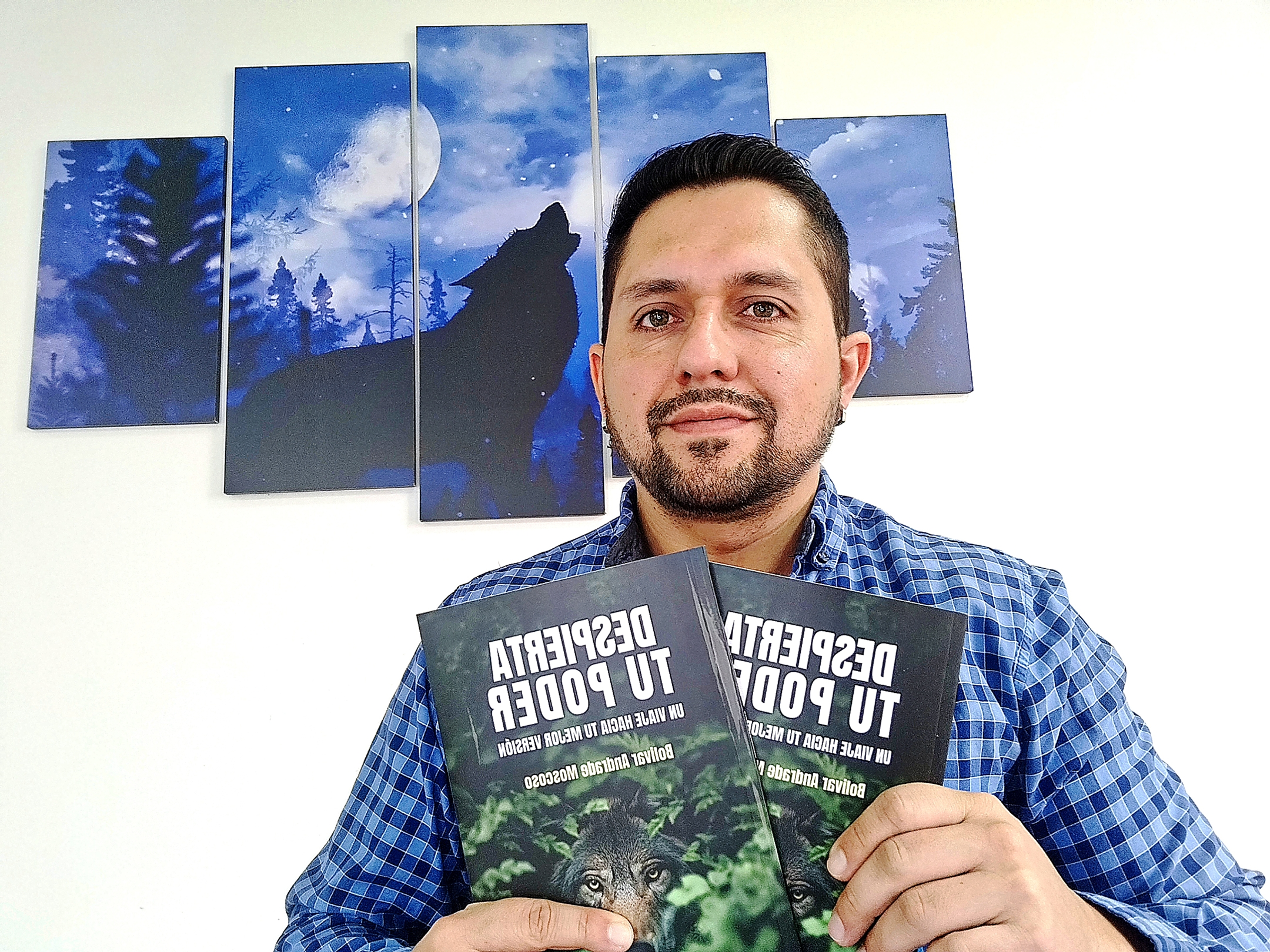 Bolívar Andrade Moscoso conquista corazones con un mensaje de transformación personal real y profundo